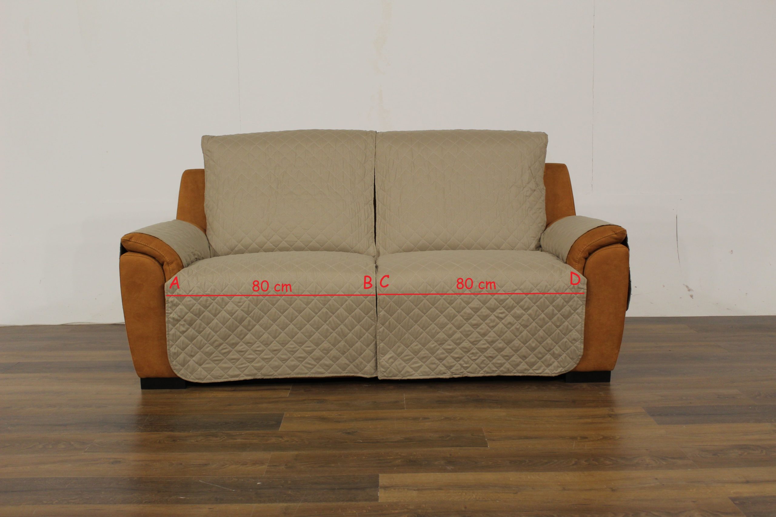VIMLE fodera per divano letto a 2 posti, con braccioli larghi/Hallarp beige  - IKEA Italia